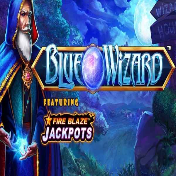 Enjoy Blue Wizard Fire Blaze Jackpots by Rarestone Gaming – logo hosted on lizaroapp.com