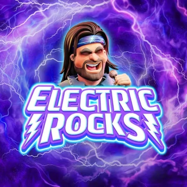 Electric Rocks logo by Inspired Gaming at Lizaro Casino