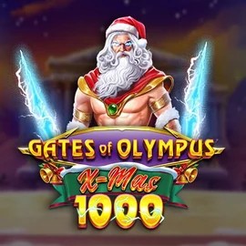 Gates of Olympus Xmas 1000 online game logo by Pragmatic Play on lizaroapp.com