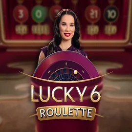 Lucky 6 Roulette slot icon by Pragmatic Play, available at Lizaro Casino