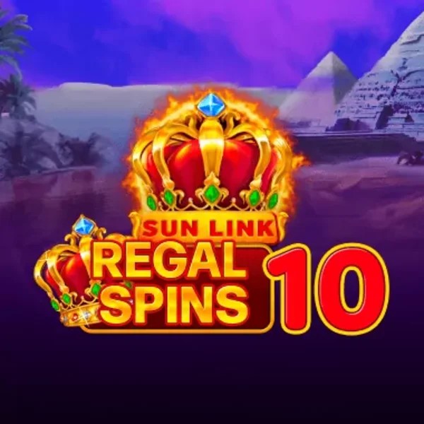 Regal Spins 10 game by PatePlay – logo hosted on Lizaro Casino