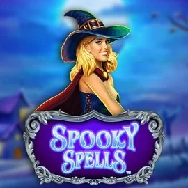 Spooky Spells by Novomatic, showcased at lizaroapp.com – game logo